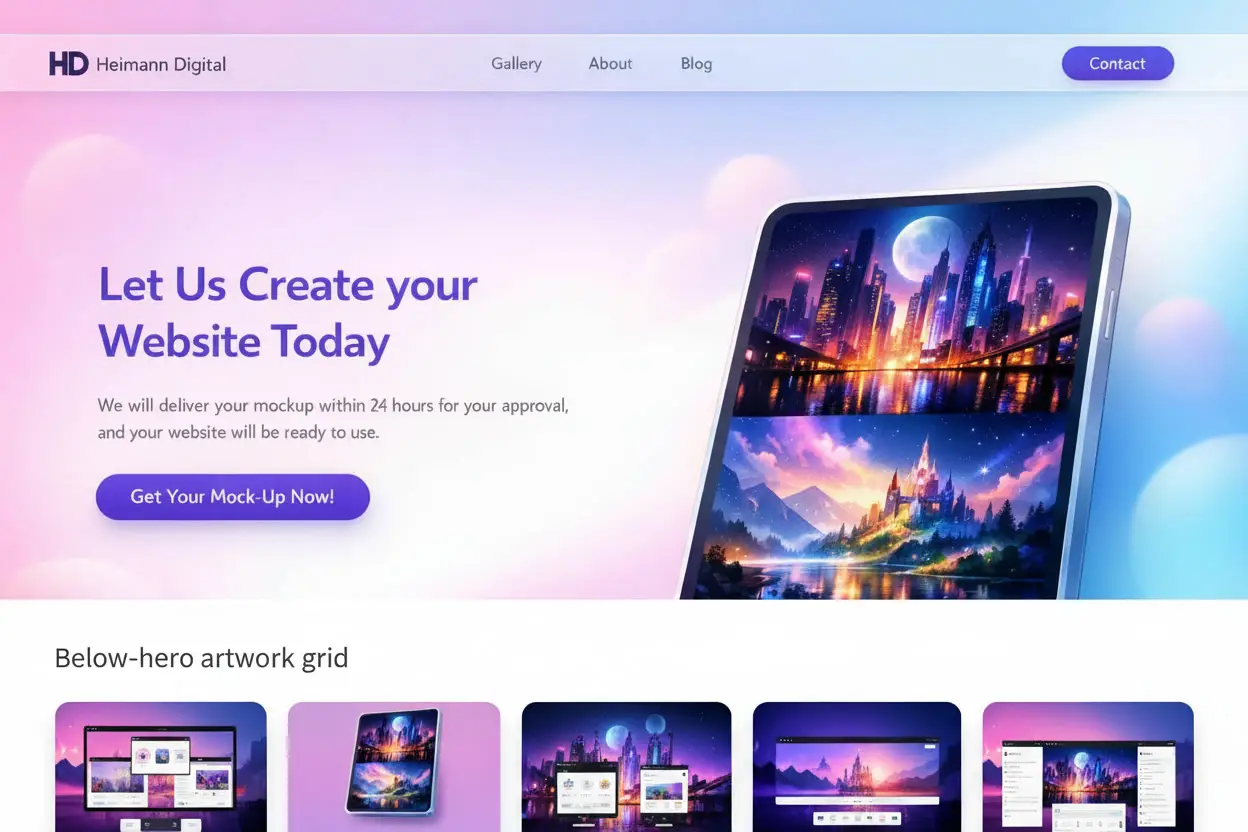 UI/website interface design